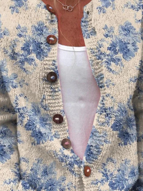 Daysie™ | Cárdigan vintage de punto