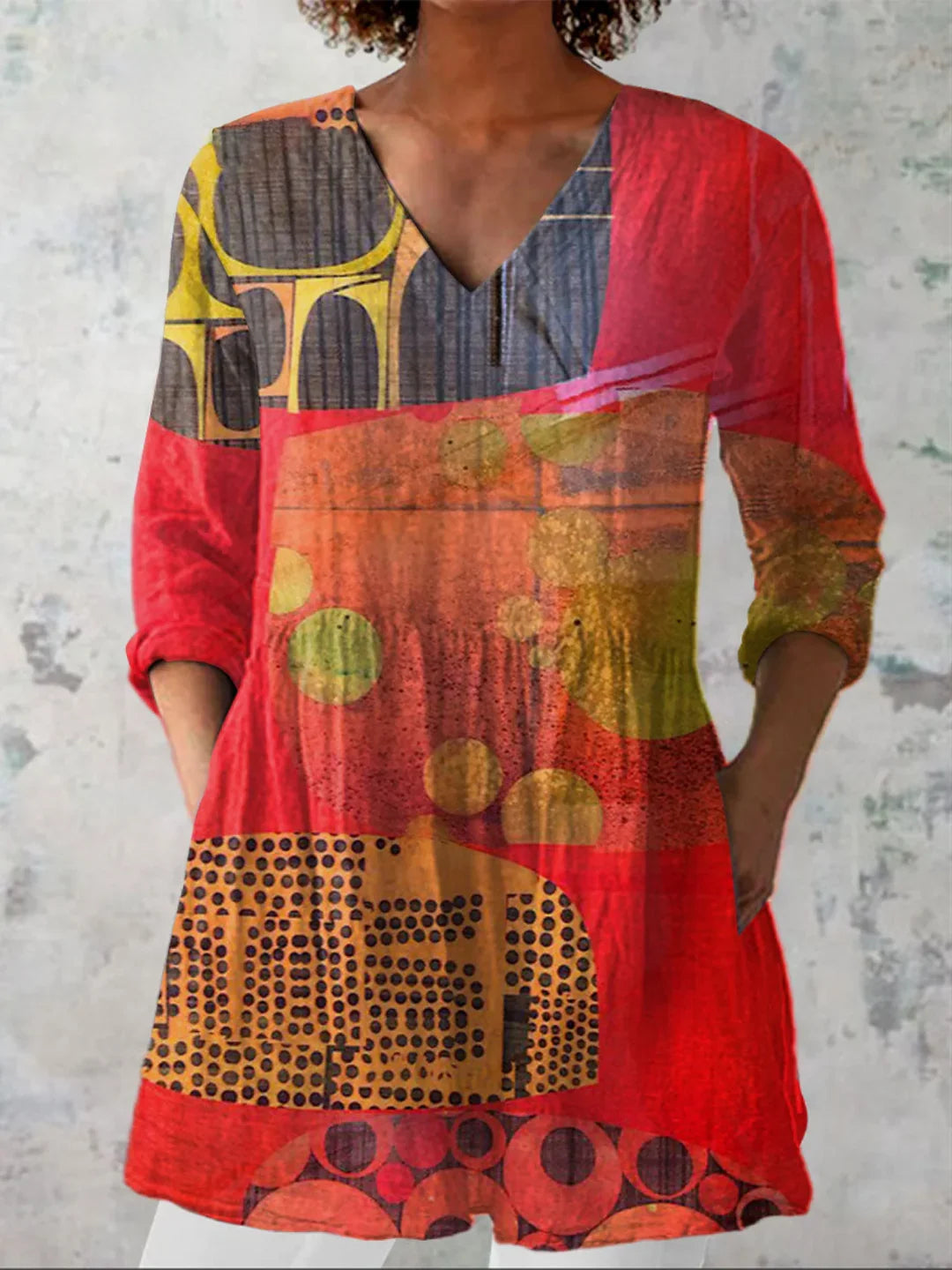 Sofia | Blusa larga con escote en V