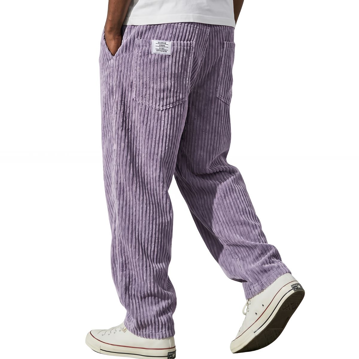 Pantalón de hombre | Pantalón de pana con cintura elástica