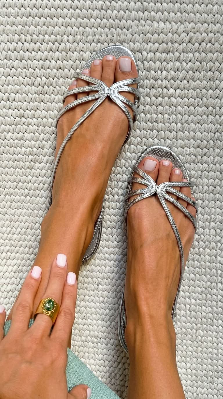 Camila ™ | Sandalias Doradas, Elegancia Estival