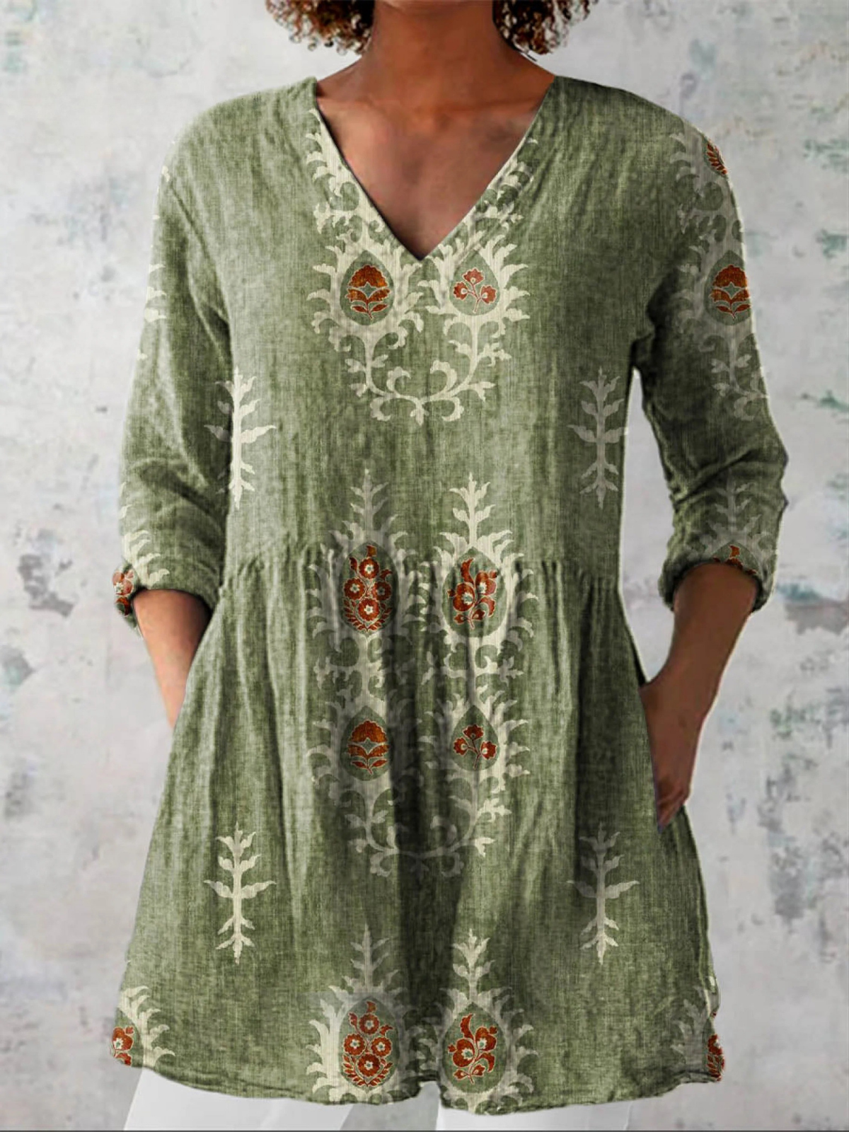 Sofia | Blusa larga con escote en V