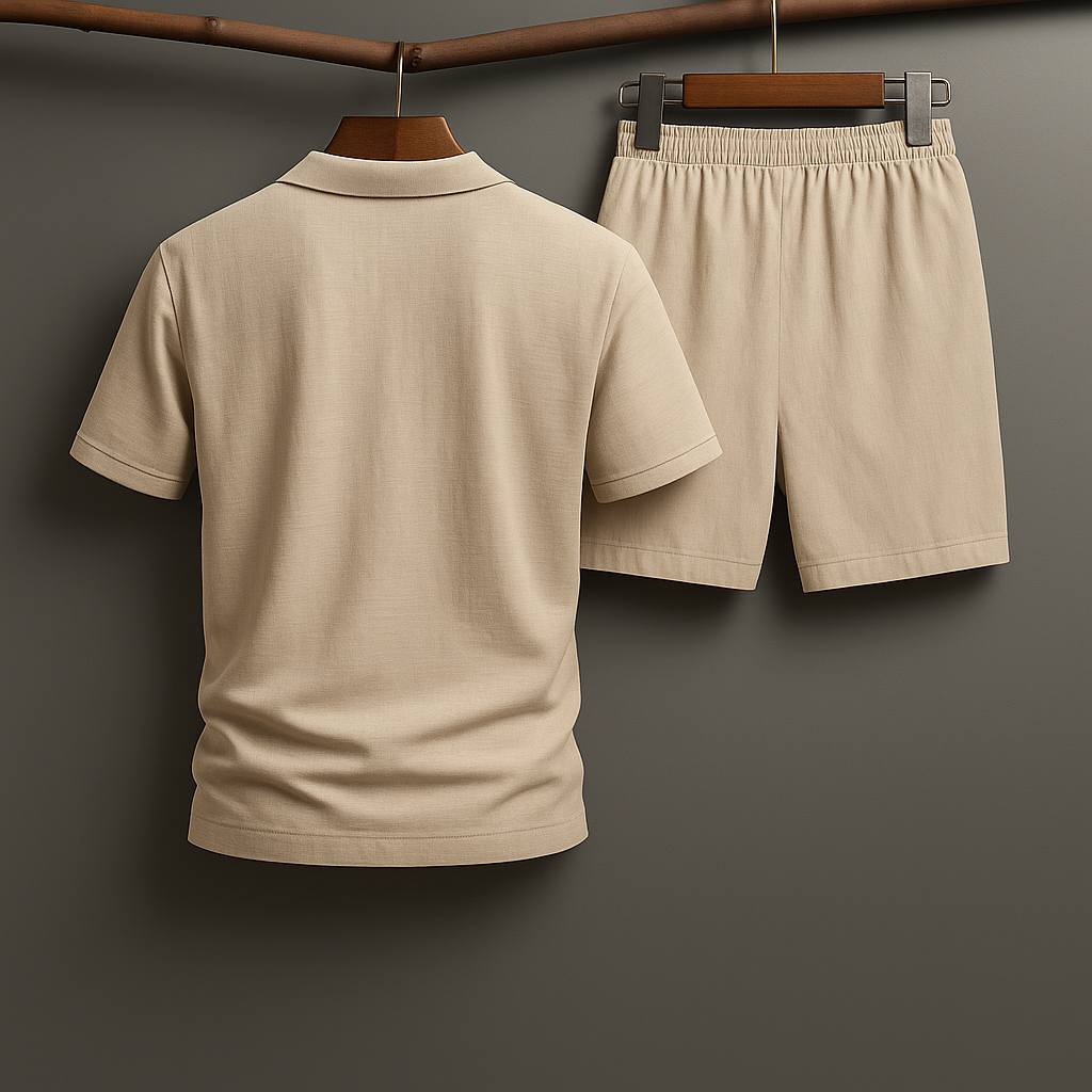Conjunto de polo de lino Oslo