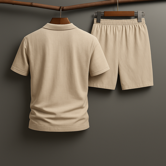 Conjunto de polo de lino Oslo