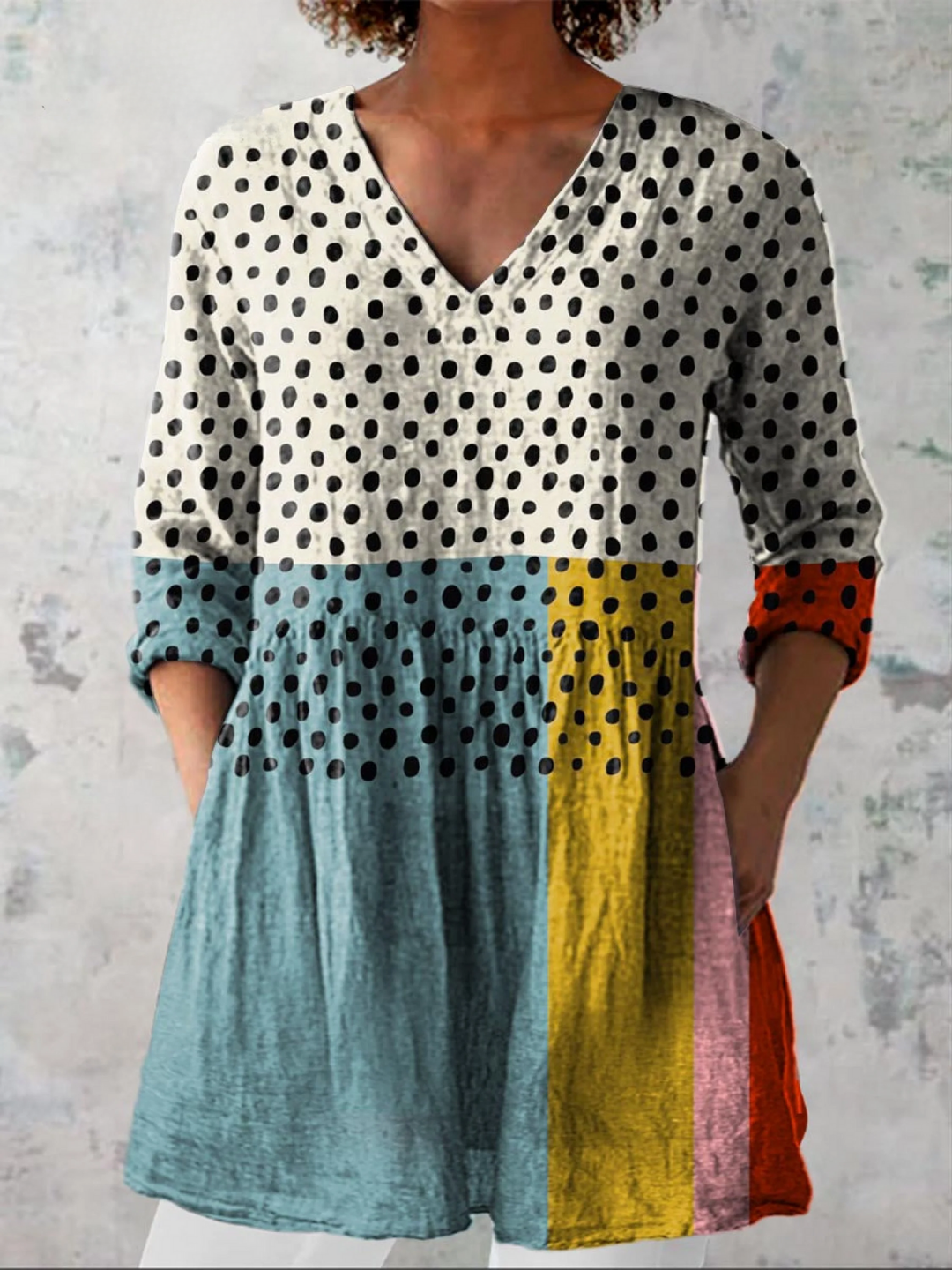 Sofia | Blusa larga con escote en V