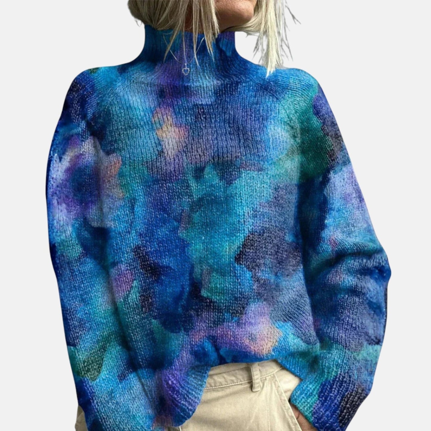 Aimelie™ | Jersey de Cuello Alto Elegante