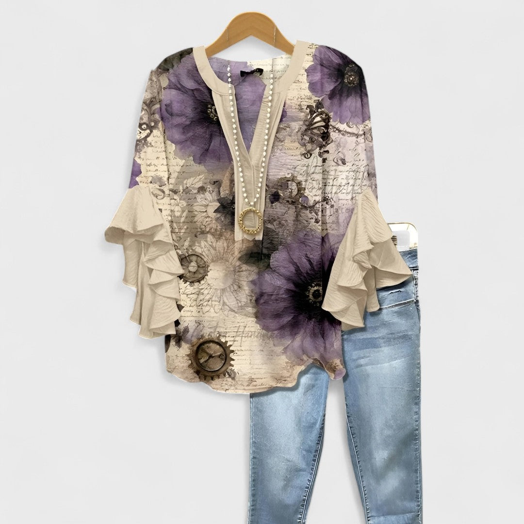 Elisabet - Blusa de Verano Casual