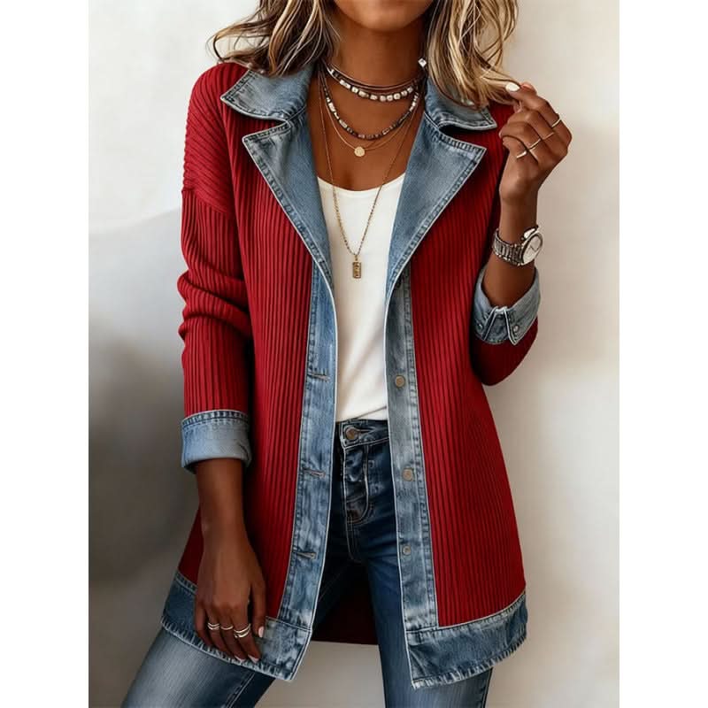 Celine | Chaqueta entallada con ribete en contraste