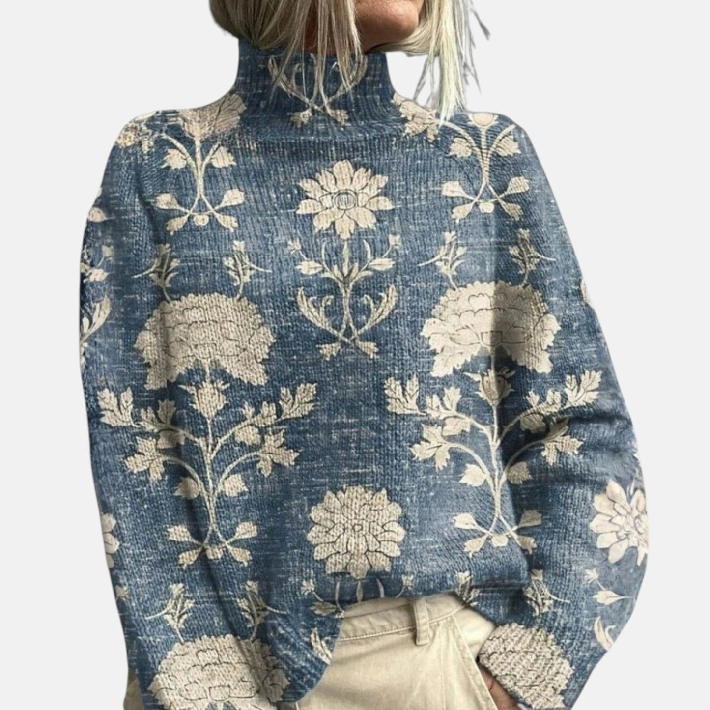 Aimelie™ | Jersey de Cuello Alto Elegante