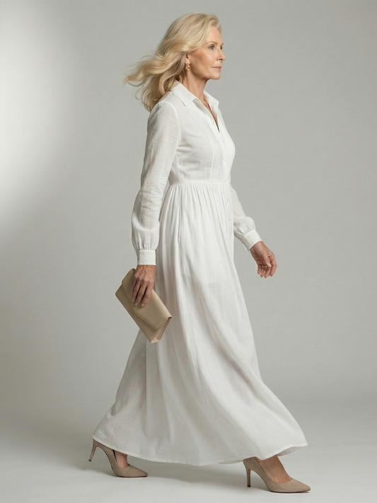 Stella & Grace™ | Vestido maxi de caída suave