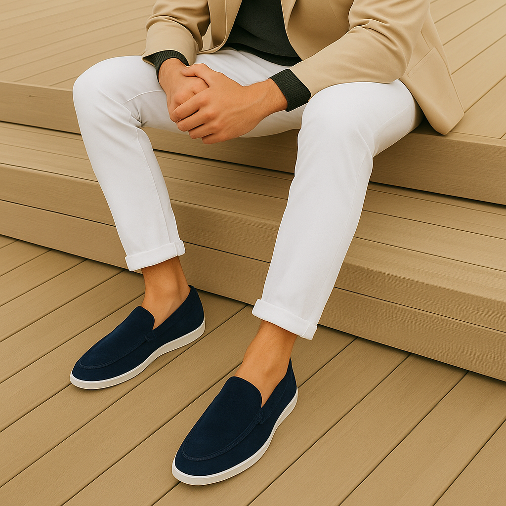Lusso | Elegantes mocasines de ante