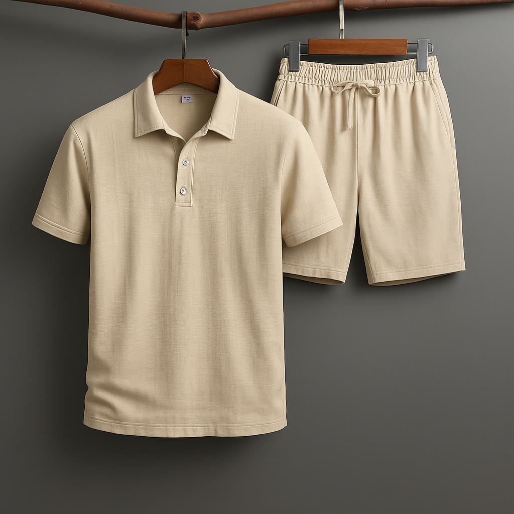 Conjunto de polo de lino Oslo