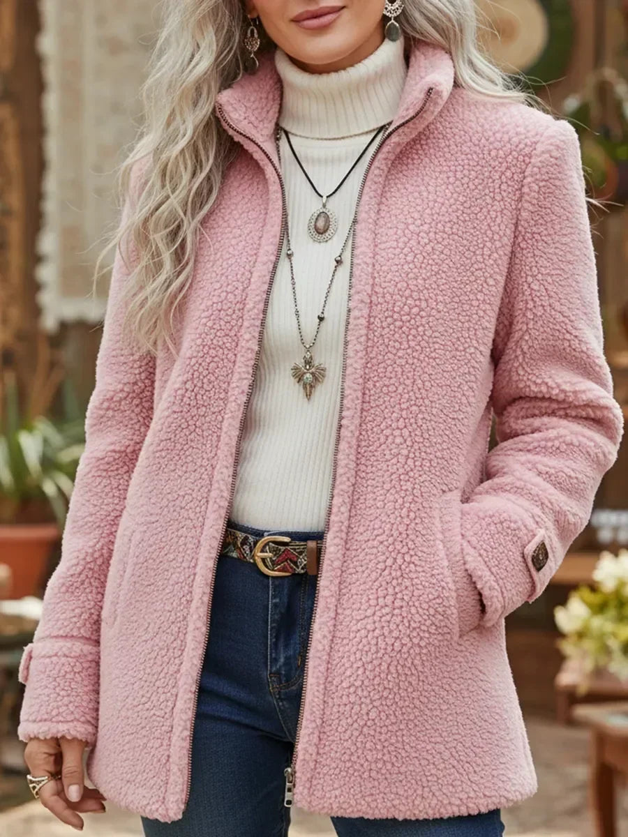 Deanna | Chaqueta acogedora con cuello alto
