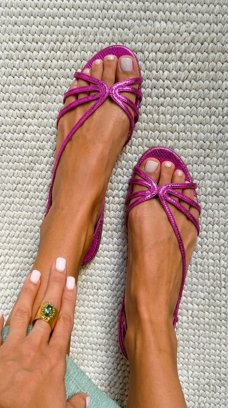 Camila ™ | Sandalias Doradas, Elegancia Estival