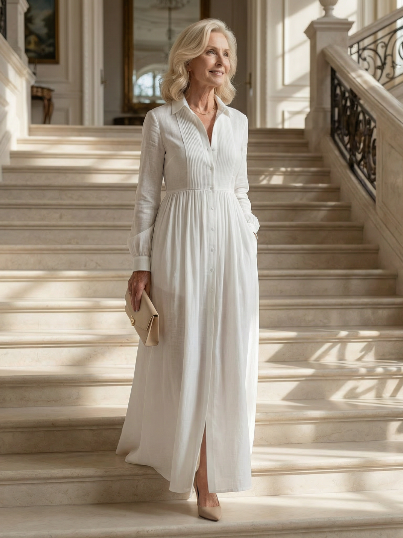 Stella & Grace™ | Vestido maxi de caída suave
