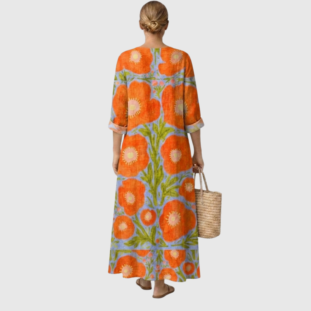 Vestido con encantador estampado floral Alba