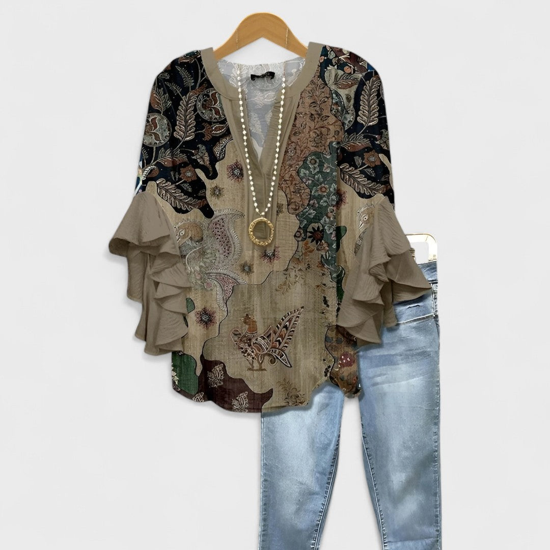 Elisabet - Blusa de Verano Casual