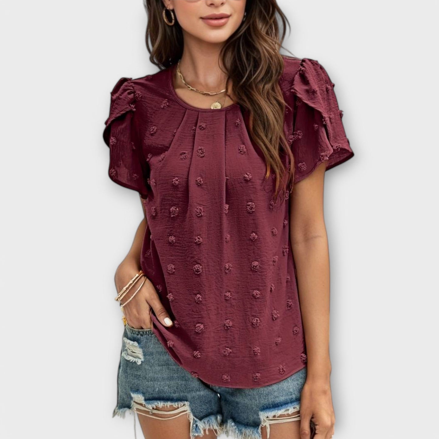 Charlotte - Blusa perfecta con lunares