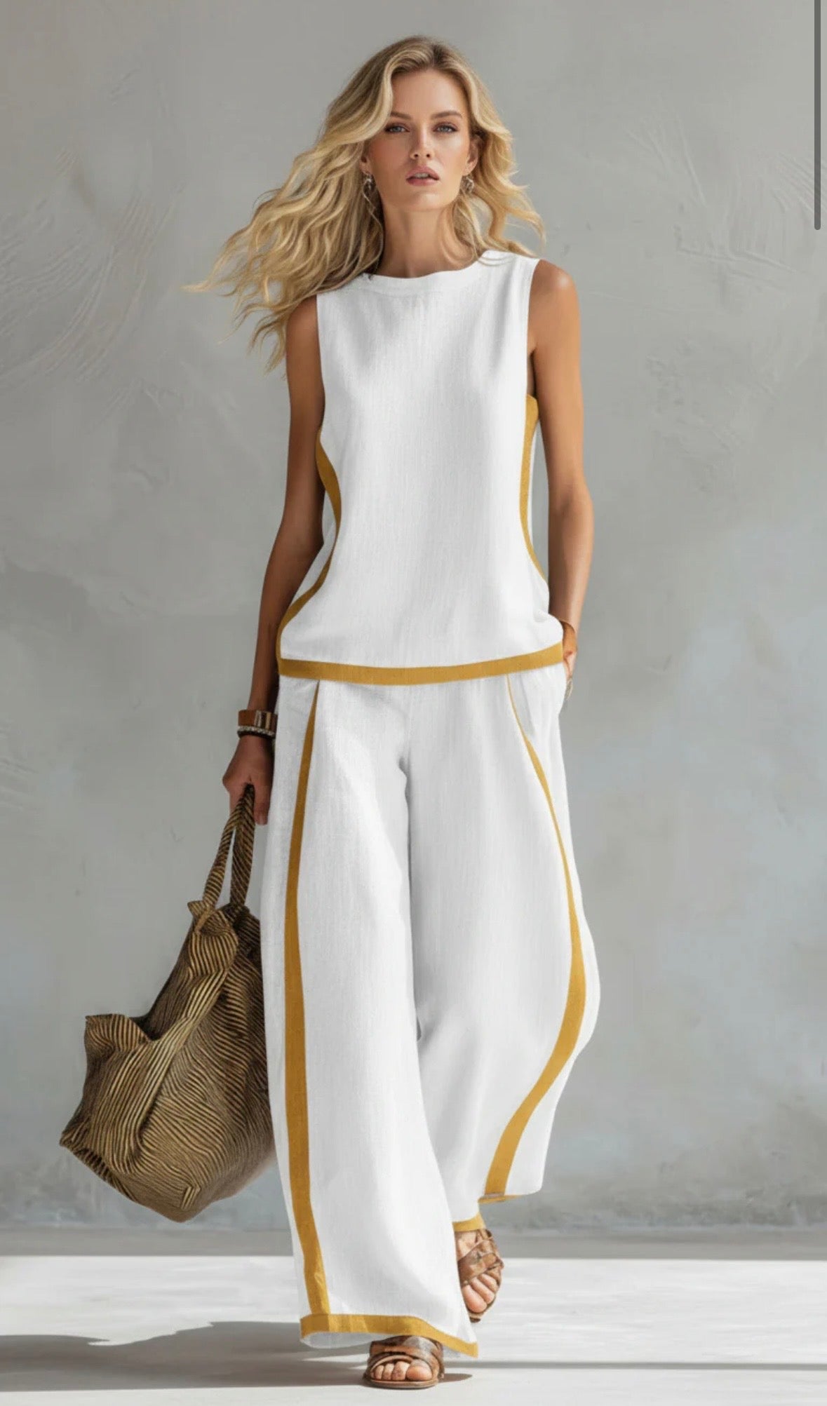 Laura - Elegante conjunto de chaleco y pantalones