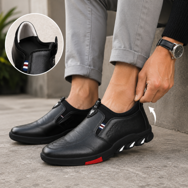 Zapatos elegantes de hombre con suela antideslizante