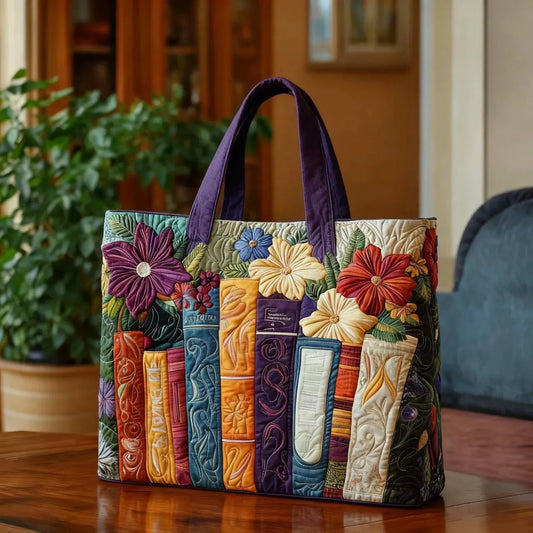 Dagny – Bolso tote acolchado para amantes de los libros