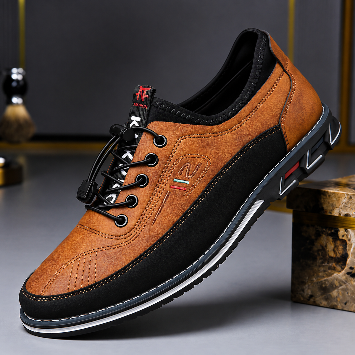 Mocasines cómodos de piel