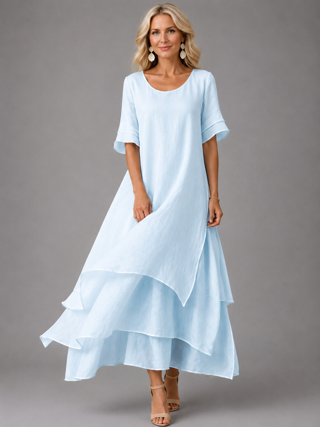 Liora™ | Vestido maxi fluido