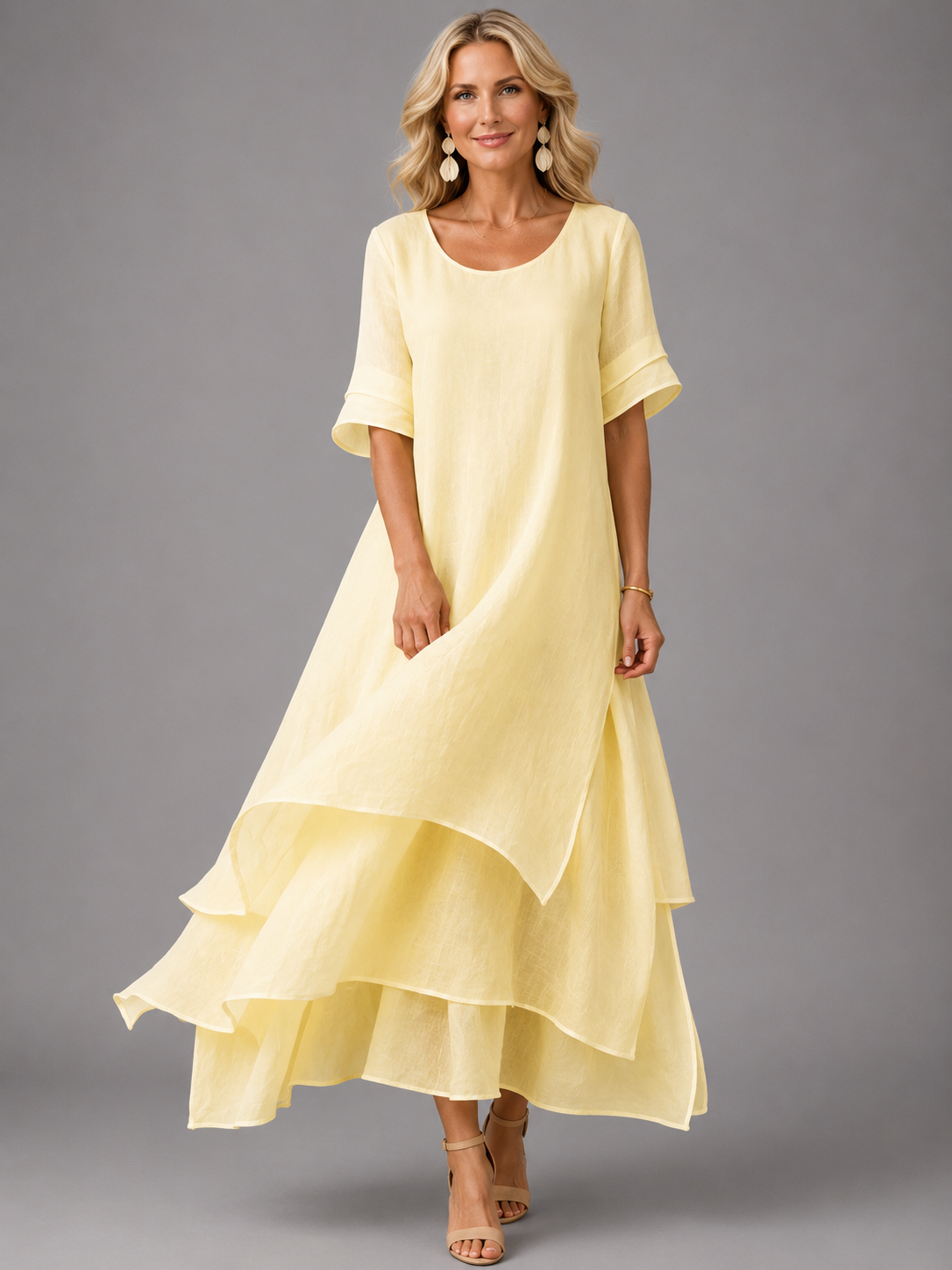 Liora™ | Vestido maxi fluido
