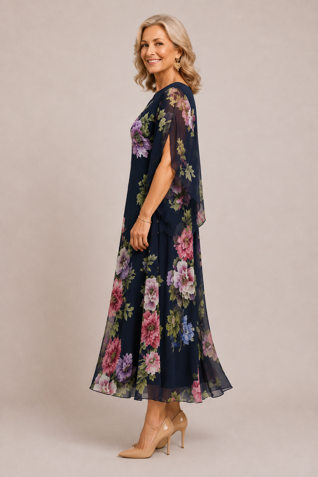 Elowen™ | Vestido maxi Flor de Medianoche
