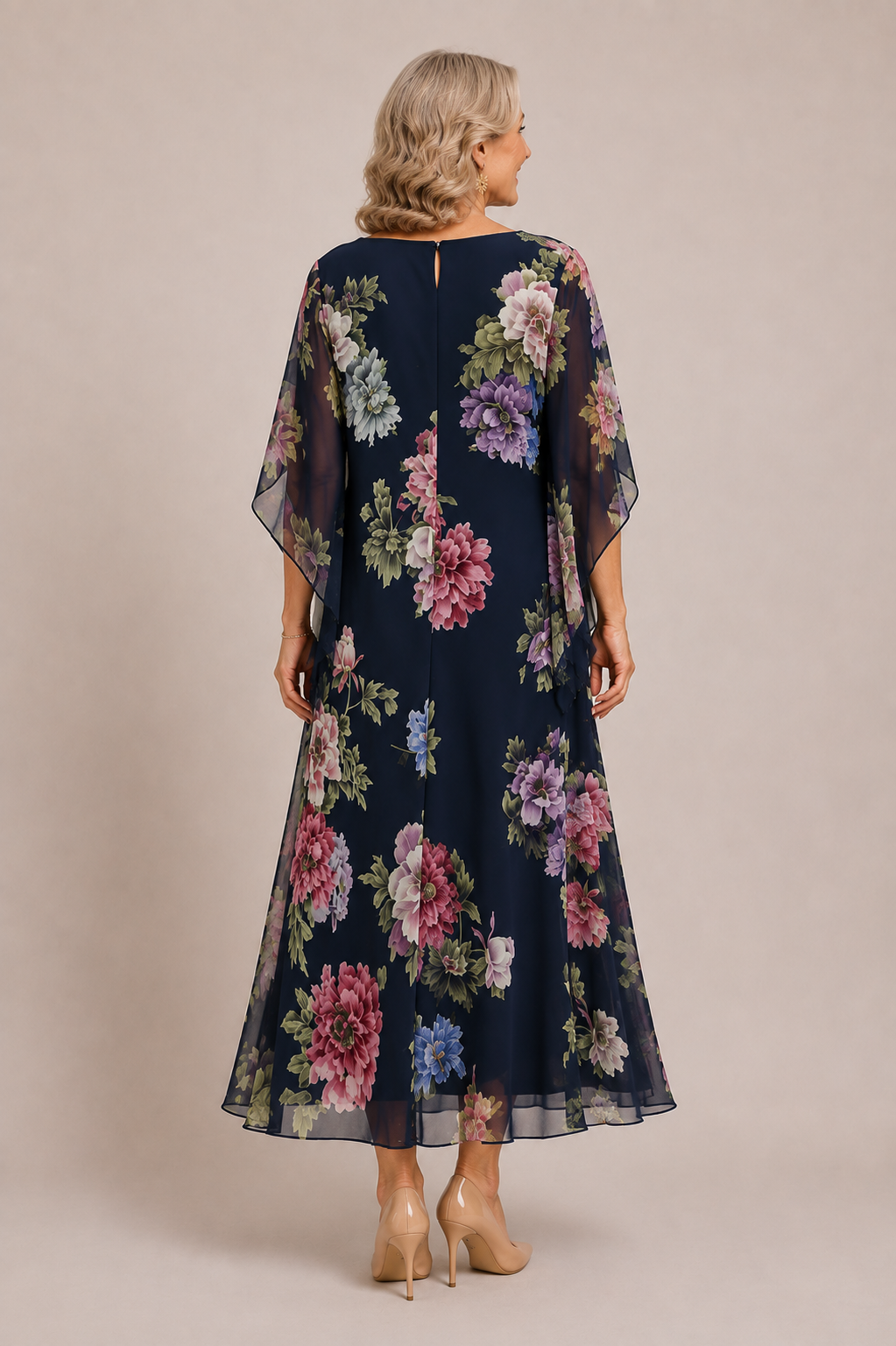 Elowen™ | Vestido maxi Flor de Medianoche