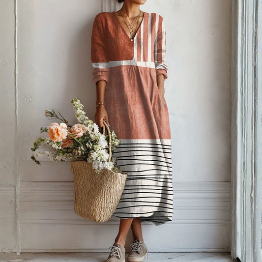 Vestido cómodo con estampado floral Zoe