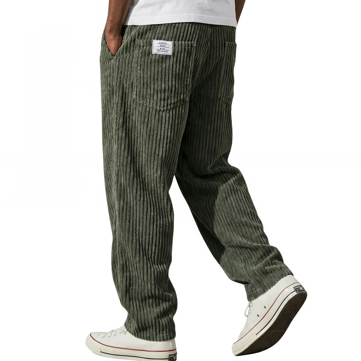Pantalón de hombre | Pantalón de pana con cintura elástica