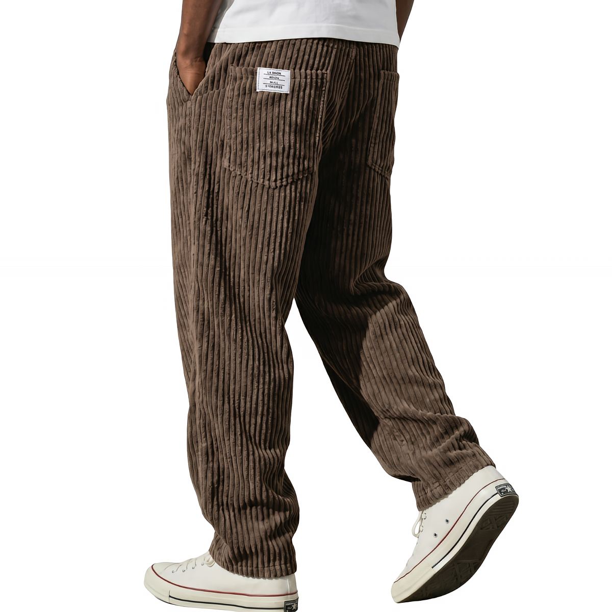Pantalón de hombre | Pantalón de pana con cintura elástica