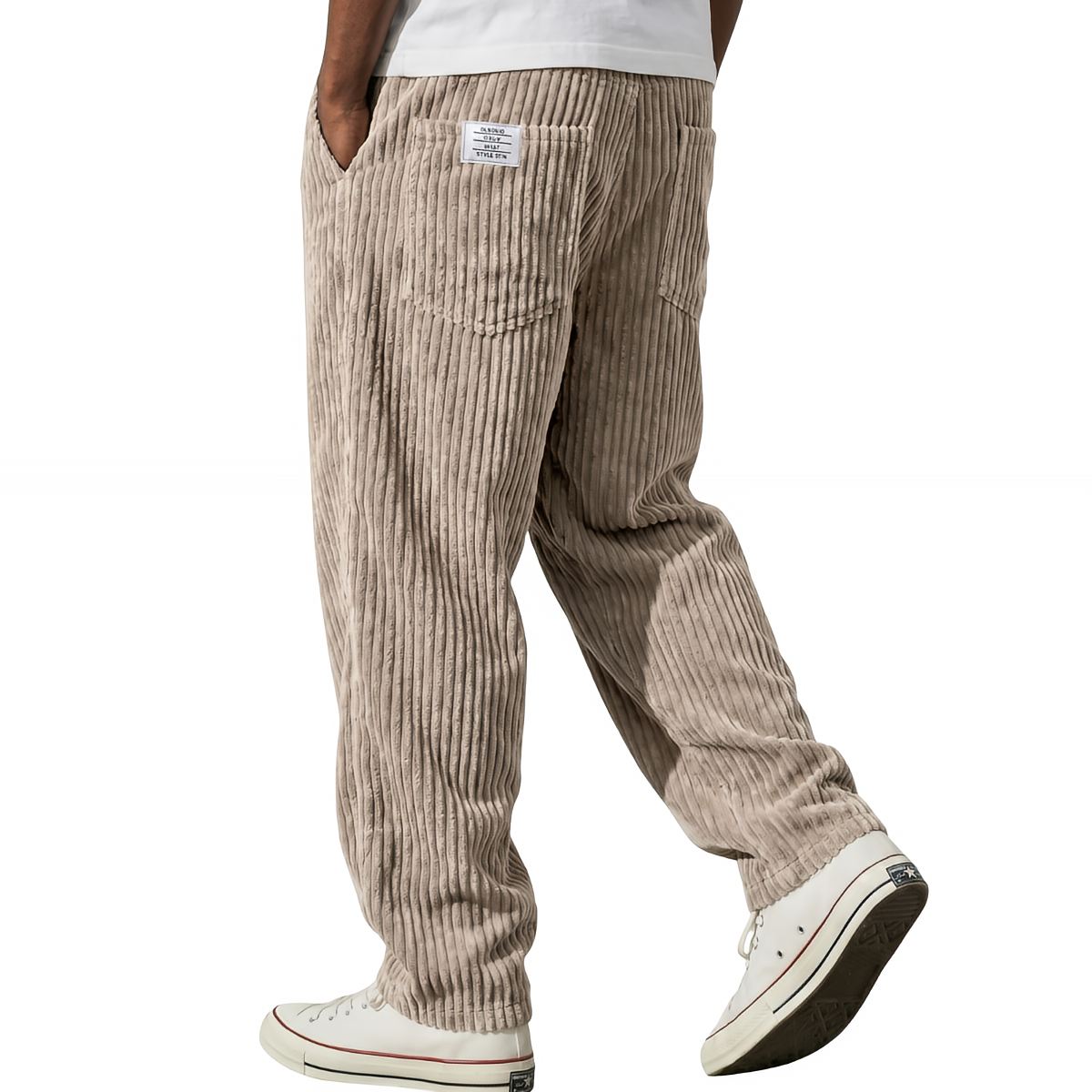 Pantalón de hombre | Pantalón de pana con cintura elástica