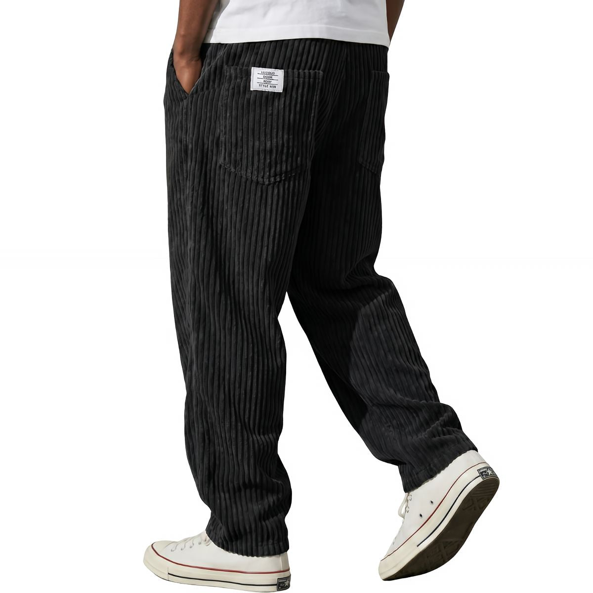 Pantalón de hombre | Pantalón de pana con cintura elástica