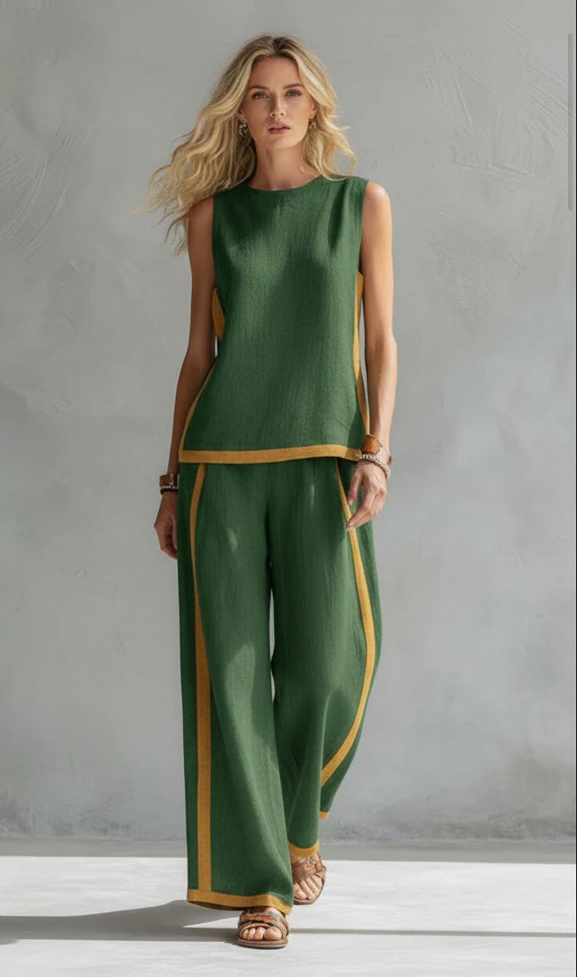 Laura - Elegante conjunto de chaleco y pantalones