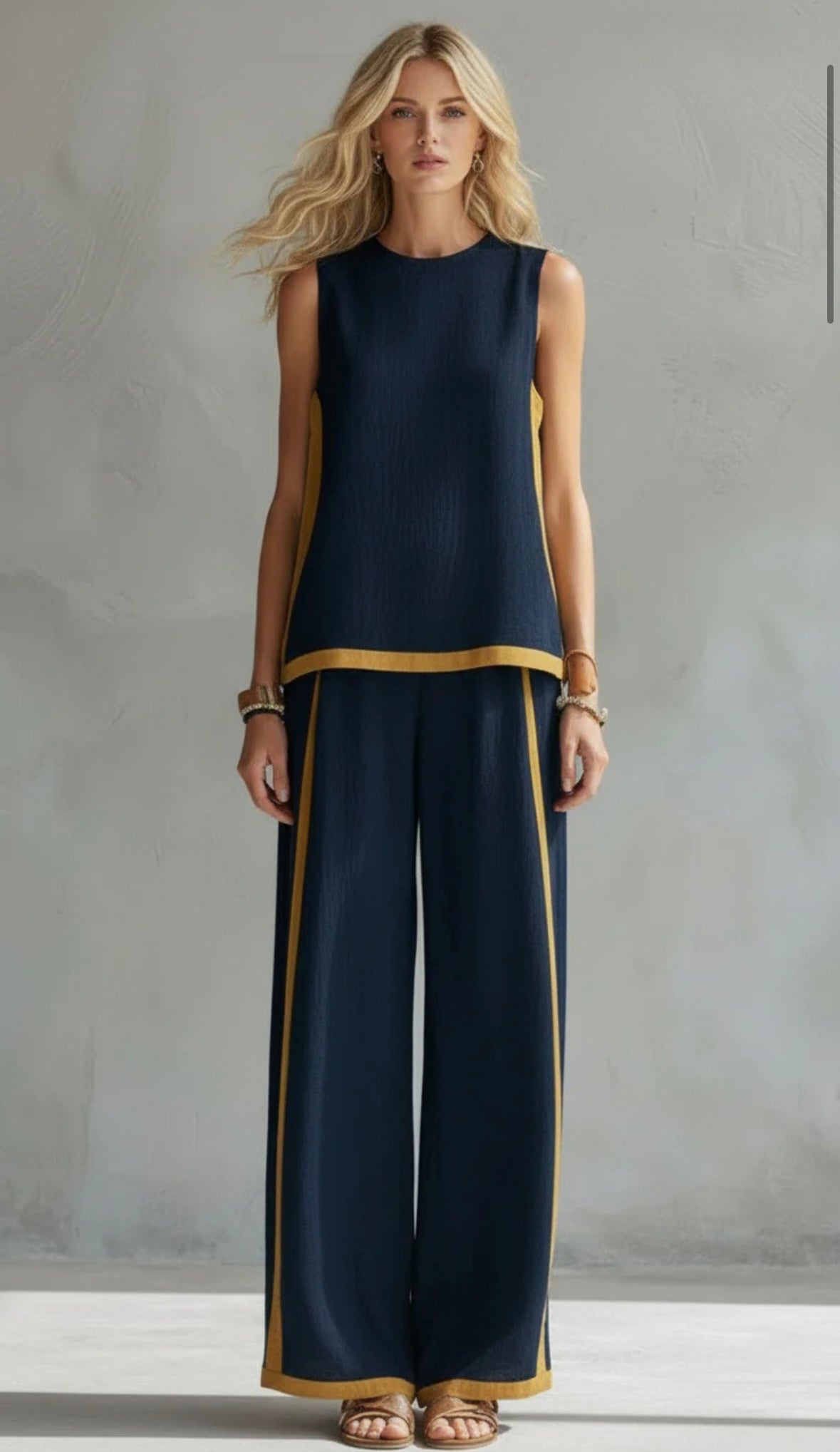 Laura - Elegante conjunto de chaleco y pantalones