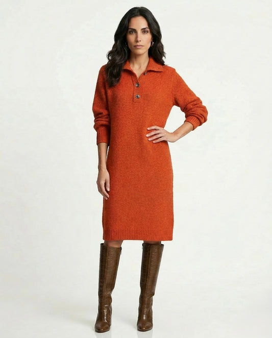 Vestido Polo Terracota