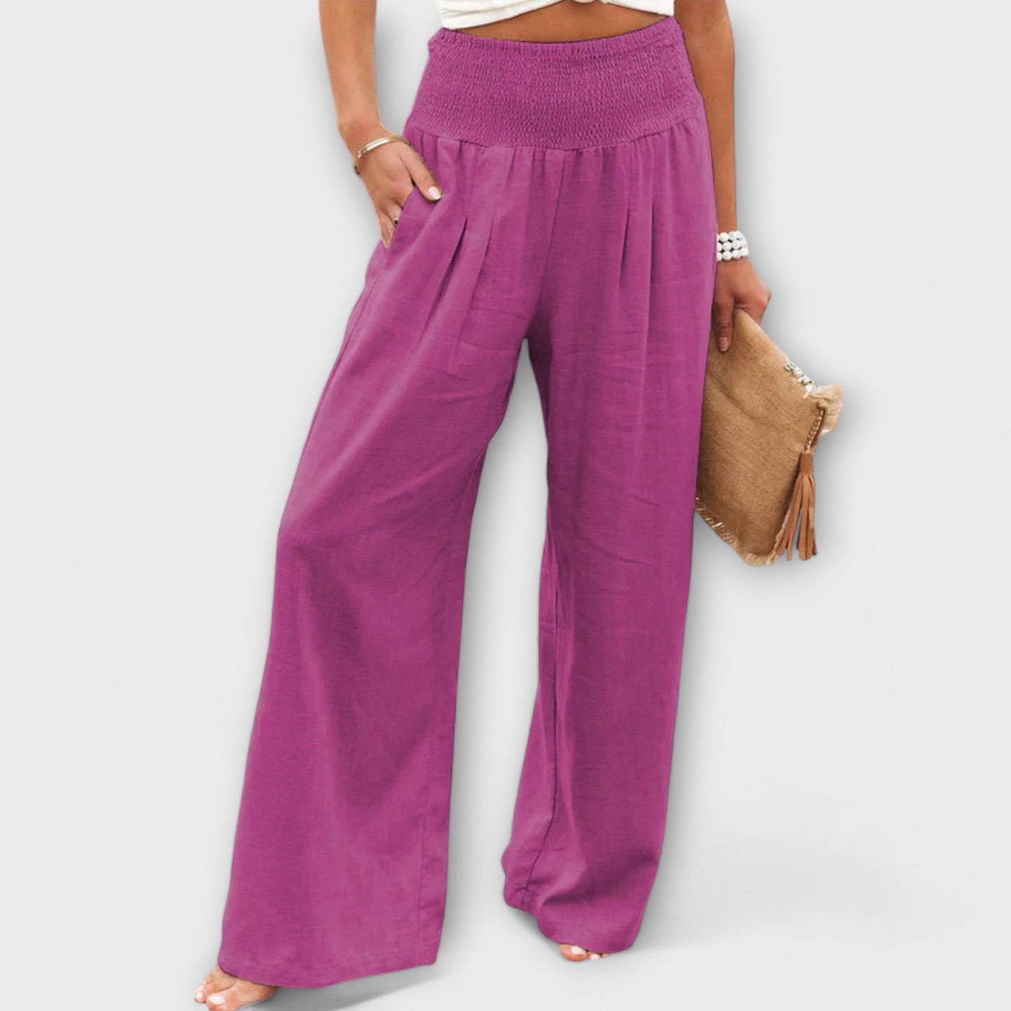 Julie - Pantalones aireados y elegantes