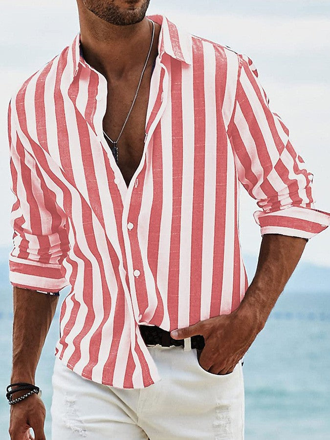 Emanuele | Camisa de Rayas de Sastrería