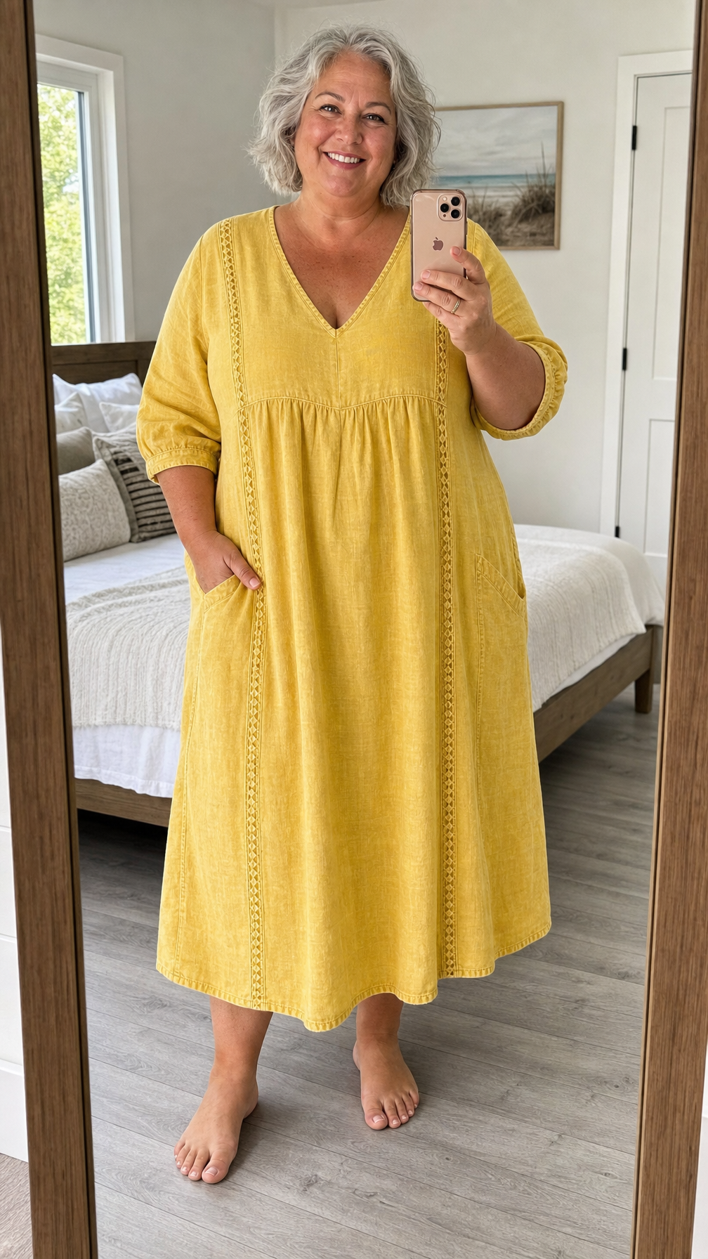 Juliette | Vestido maxi elegante de corte en A