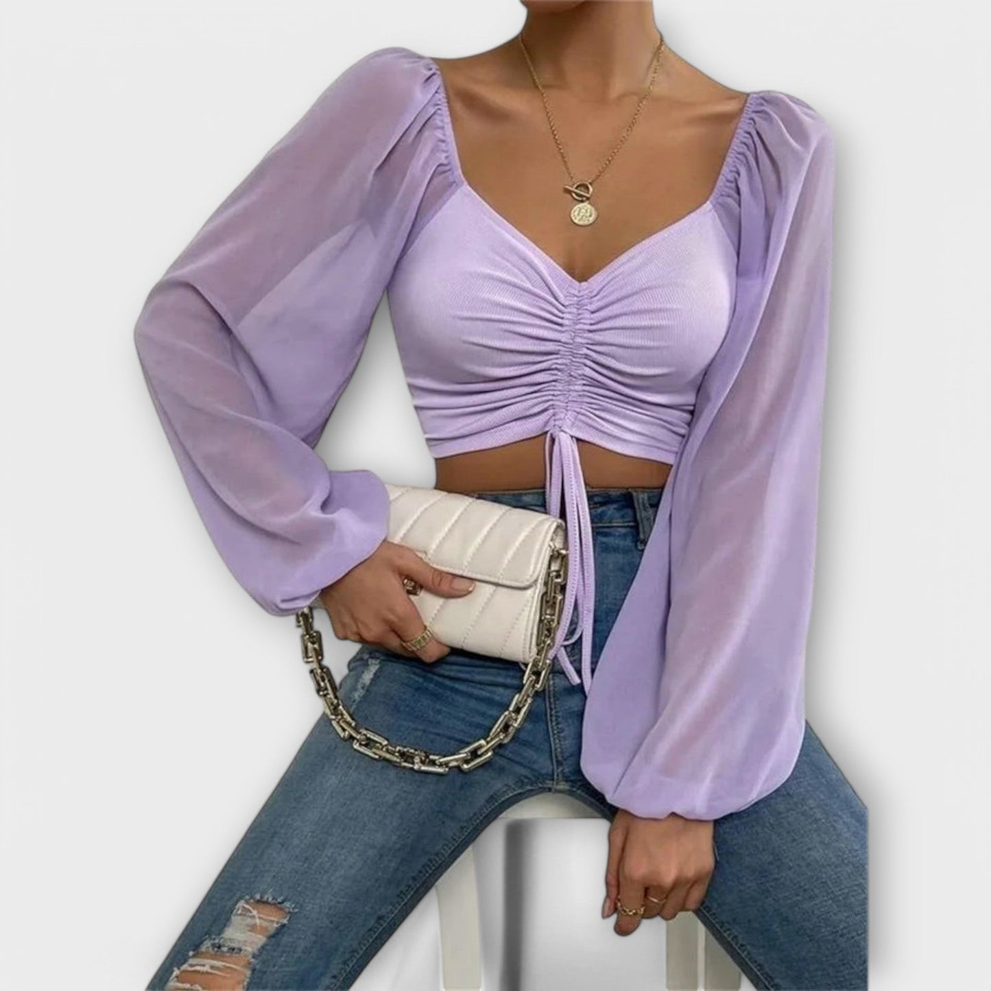 Jacqueline - Blusa de noche universal