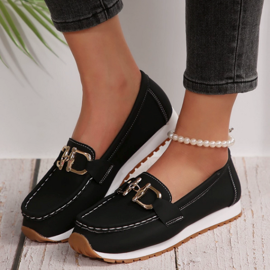 Estela | Mocasines con hebilla