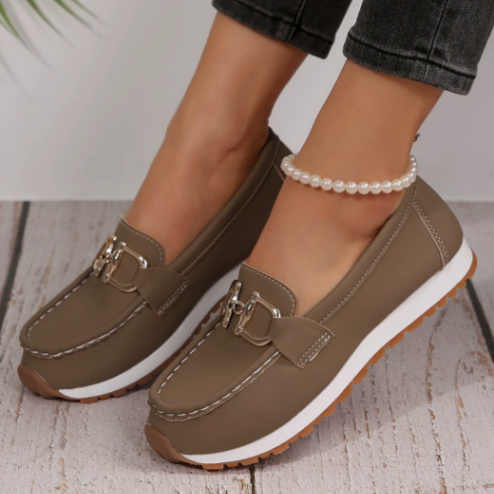 Estela | Mocasines con hebilla