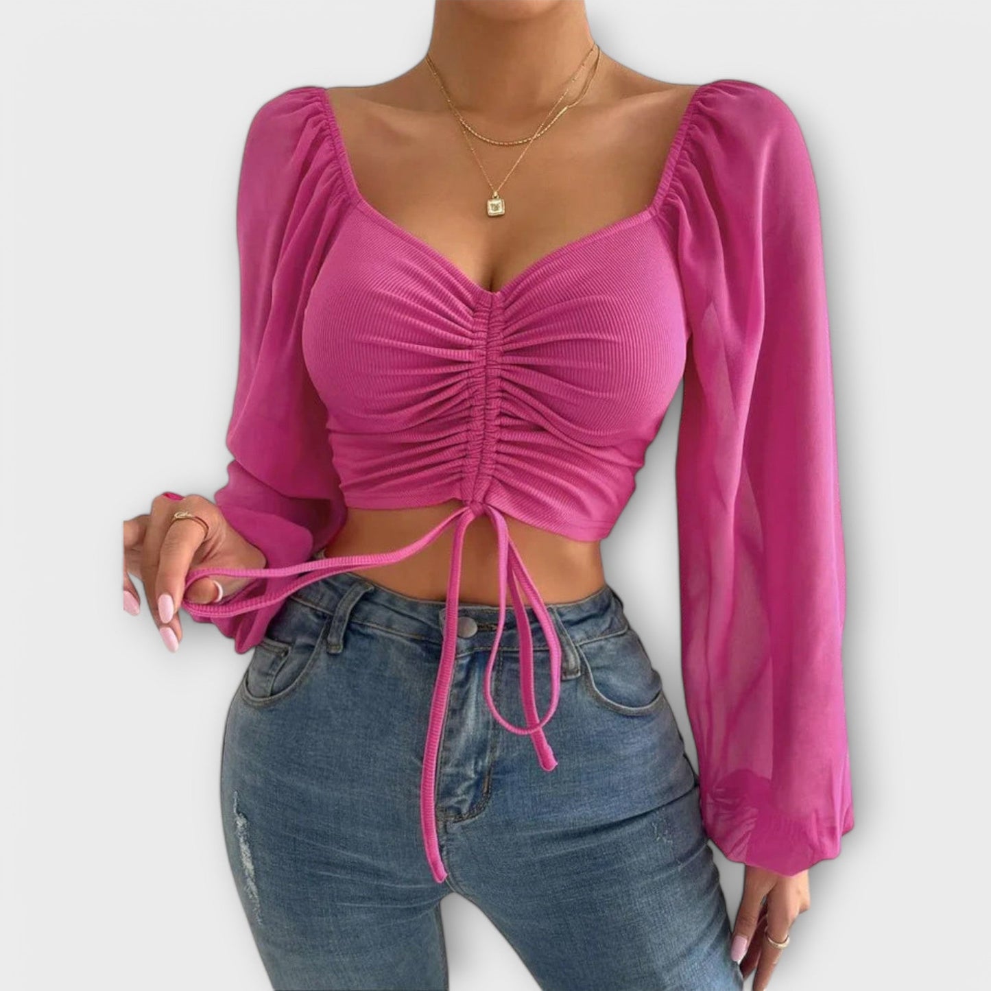 Jacqueline - Blusa de noche universal