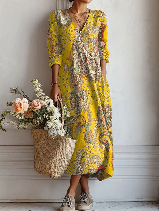 Vestido maxi bohemio Roos