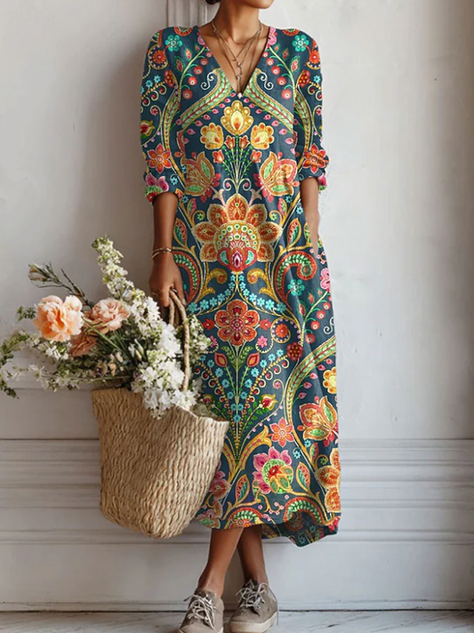 Vestido maxi bohemio Jill