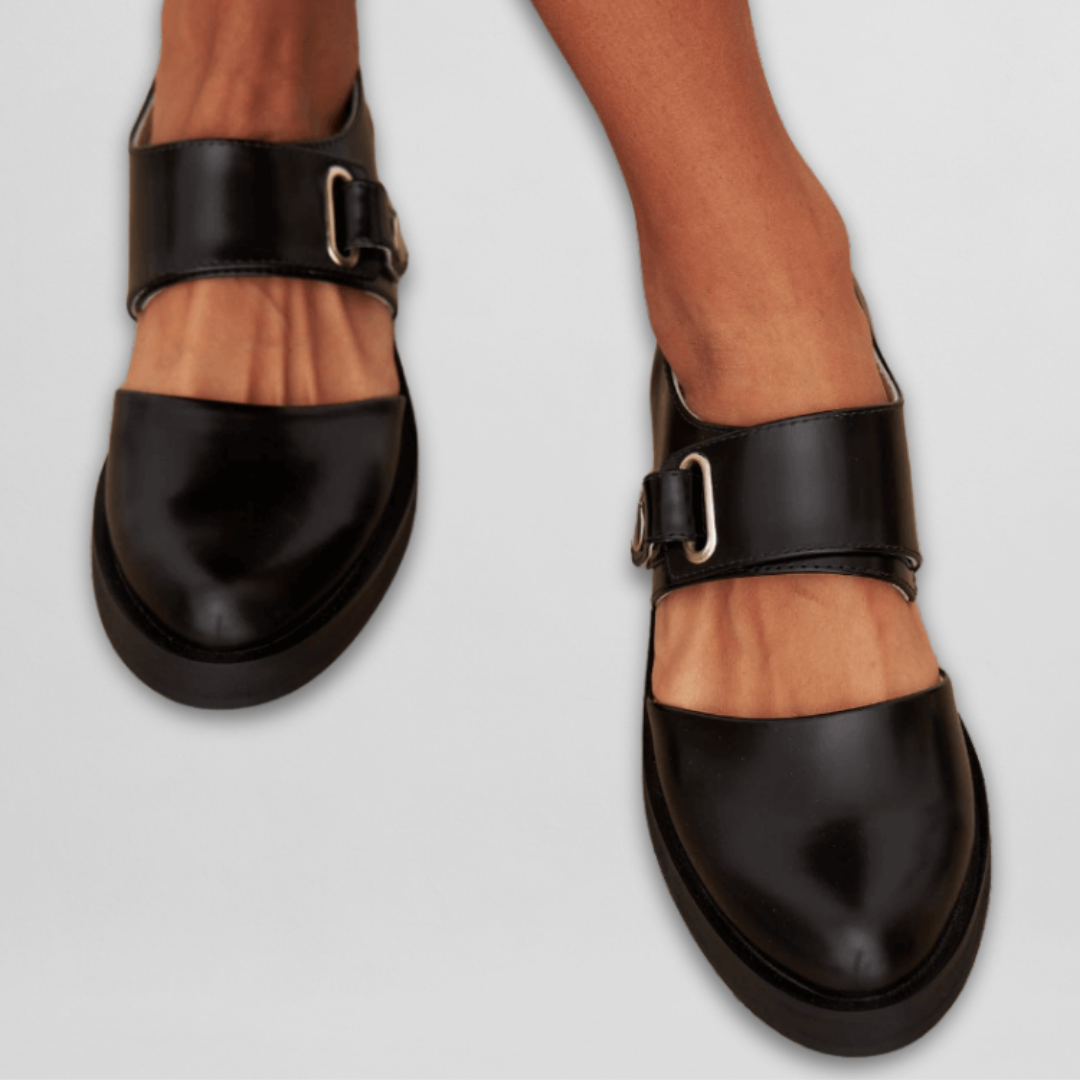 Antonietta | Merceditas Clásicas con Hebilla Ajustable