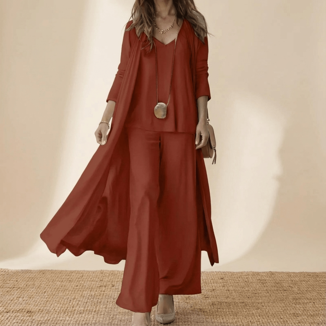 Conjunto Elegante Barbara de 3 Piezas
