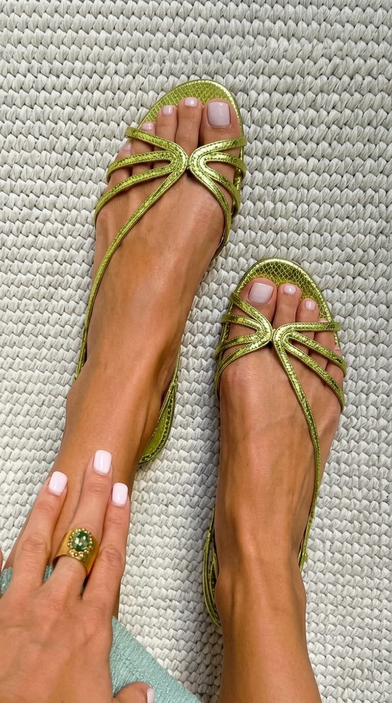 Camila ™ | Sandalias Doradas, Elegancia Estival
