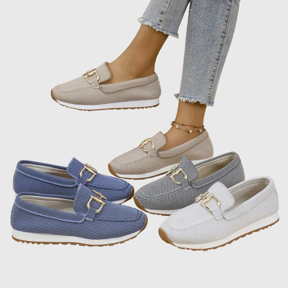 Susana | Zapatillas mocasín ortopédicas